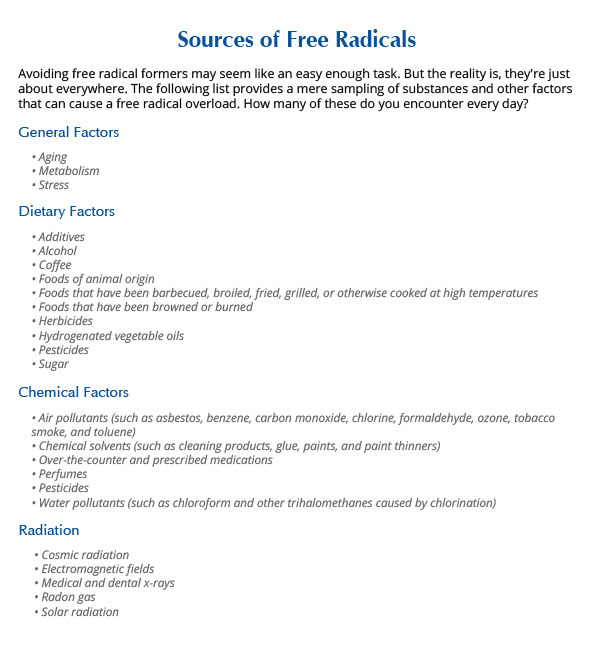 sources-free-radicals