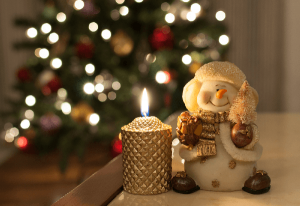snowman-candle